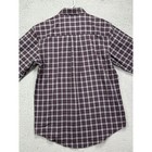 Van Heusen Dress Shirt Adult Medium 15-15 5 Purple Grey Plaid Button Down Men Ew
