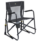 Gci Outdoor Freestyle Rocker Mesh Chair  Pewter Gray