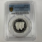 1969 Guinea 200 Francs  Silver - Kennedy Brothers  Rfk Jfk - Pcgs Pr68dcam