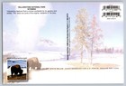 Un 2003 Yellowstone National Park Fdc Maxi Card W pictorial Cancel Buffalo