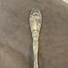 1908 Oxford Silver Plate Co Narcissus Art Nouveau Spoon Pat Jan 14 08 Antique 