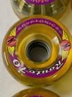 Kryptonics Route 70 Skateboard Roller Skate Outdoor Wheels Clear 8 Pack New