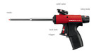 Hilti Cf-ds 1s Foam Dispenser Gun Premium Urethane Applicator Genuine Tool Only