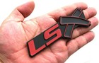 2pcs Lsx Side Rear Lid Boot Trunk 3d Emblem Badge Replacement For Black Red