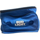 Budweiser Cooler Insulated Bud Light 24 Can No Speakers Blue Carrying Bag