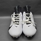 Nike Vapor Edge Pro 360 2 Football Cleats Mens Size 14 White Black Fz4267-100