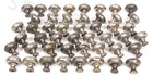 Vintage Pewter Cabinet Knob 31mm High End Drawer Pull Antique Original Lot Of 47