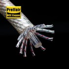1m 7n Copper Speaker Cable Hifi Silver Plated Power Cord Amplifier Cd Player New