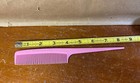 Vintage Unbreakable Pink Comb Rat Tail Teasing Hair Retro 8 