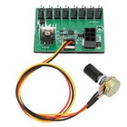 Pc Fan Hub 8 Way Splitter 12v Speed Controller Voltage Regulator 6pin Power Fbh