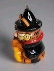 Vintage 1981 Garfield Witch Halloween Figure Cat Candle Never Burned 3 tall