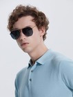 Aviator Sunglasses Men Polarized Black Classic Retro Oversized Vintage