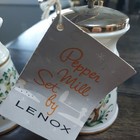 Lenox Salt   Pepper Mill Set - Tree  Leaves   Florals - Gold Trim
