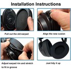 Ear Pads Memory Foam Cushion Replacement For Sony Wh-ch700n Whch700n Headphone