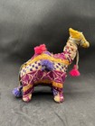 Raj India Camel Folk Art Embroidered Stuffed Hand Woven Vintage 6 