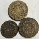 1827 - 1841 French Colonies Coins