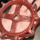 Vintage Industrial Cast-iron Valve Wheel Handle From Old Mill Legit 4 5 Inch