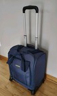 Samsonite Spinner Underseater Suitcase 360 Degree Wheels Navy Blue 15x13x8 Euc