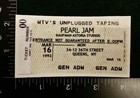 Pearl Jam Mtv Unplugged Concert Ticket Stub 3 16 1992 Vinyl Sticker decal 2x4   