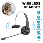 Bluetooth Headset Trucker Driver Call Center Headset Wireless Headphone Mic