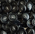  100  Vtg -black   Grey- Buttons 1   -sewing button Lovers-jewelry