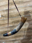Viking War Horn - 18 Genuine Ox-horn Battle Trumpet - Premium   