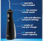 Waterpik Cordless Pearl Rechargeable Portable Water Flosser Black