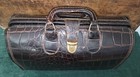 Vintage Genuine Leather Cowhide Upjohn Doctors Bag
