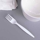 Karat Pp Plastic Medium-heavy Weight Forks Bulk Box - White - 1 000 Ct  U2010w