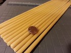 Pure Michigan 100  Beeswax Taper Candles 1 25  7 8  3 4  5 8   Church
