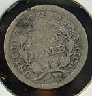 1858 Seated Liberty Half Dime Nice Original Good Chrc