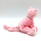 Ty Beanie Babies Carnation The Pink Cat New Mwmt Crystal Blue Eyes 6 5   20cm