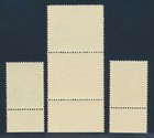 Israel 1951 Jewish National Fund  Cpl Xf Mnh    Jnf kkl Full-tab Set scott 48-50