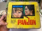 Vintage Rare Panjon Pain Relief Medicine Made In Bombay Litho Print Tin Box