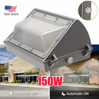 Led Wall Pack Light Commercial 150w Industrial Photocell Dusk To Dawn Waterproof