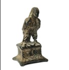 Ancient Authentic Greek Eagle Small Statue Bronze Figure W  Green Patina 24 Gr