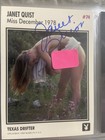 Janet Quist Signed 1999 Playboy Card  74 Miss December 1978 Autograph Hot Sexy