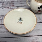 Walt Disney S c Company Patriot China Minnie Mickey Mouse Plate And Sugar Bowl