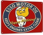Esso Motor Oil Garage Motor Gas Station Auto Retro Wall Decor Metal Tin Sign 8x1
