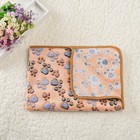 3 Pack Pet Blanket  Soft Plush Paw Print Dog Blanket Washable  Warm Fleece Cat B