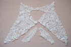 Vtg Irish Handmade Lace Collar   Sleeve Cuffs From Ireland For Blouse Or Dress