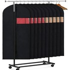 1 5 Garment Bag Suit Storage Cover Dress Clothes Coat Dustproof Protector Travel