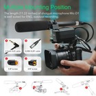 Synco Mic-d1 Hyper Cardioid Condenser Shotgun Broadcast Microphone For Camera