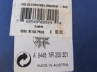 Swarovski Crystal Snowflake Christmas Ornament 2003 New In Box  622498