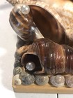 Vtg Handcrafted Real Seashell Night Light