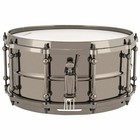 Ludwig Lu6514 Universal Brass Snare Drum With Black Nickel Hardware  6 5 x 14 