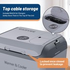 32qt Electric Cooler   Warmer Portable Car Refrigerator 12v Car Cooler Travel