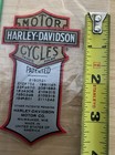 Harley Davidson Patented Oil Tank  inside  Window Plastic Decal
