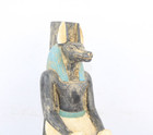 Handmade Pharaonic Ancient Egyptian Royal Anubis Set Statue  bs 