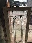 Sg 2206 Antique Beveled And Leaded Glass Transom Window 19 25 X 38